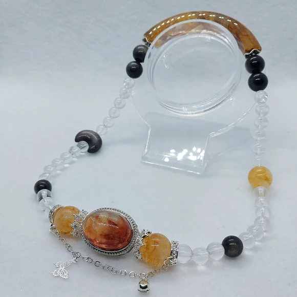 ⚜️ HQ Golden Healer Double Wrap Half Hard Bangle Bracelet - Picture 3 of 3